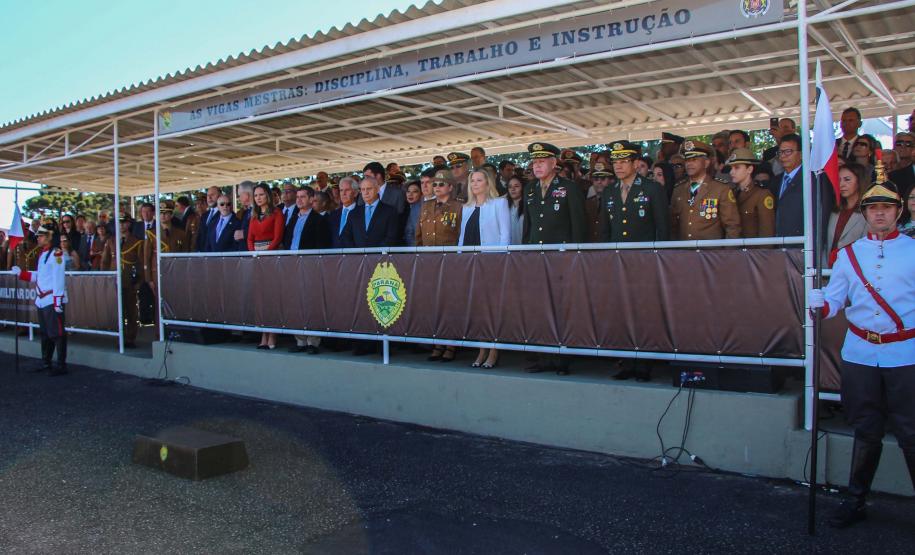 Curitiba, 11 de abril de 2018. Passagem de Comando da PMPRCoronel Audilene Rosa de Paula Dias Rocha assume o Comando Da PMPR