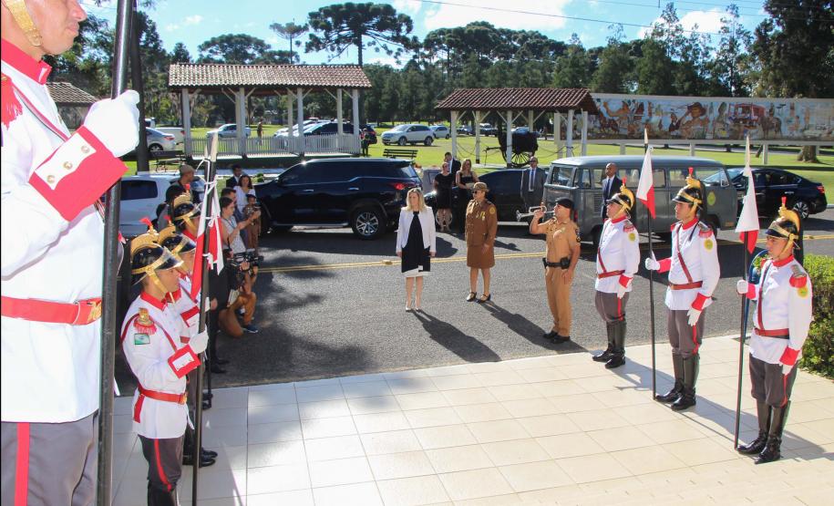 Curitiba, 11 de abril de 2018. Passagem de Comando da PMPRCoronel Audilene Rosa de Paula Dias Rocha assume o Comando Da PMPR