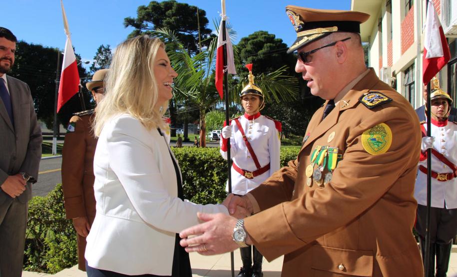 Curitiba, 11 de abril de 2018. Passagem de Comando da PMPRCoronel Audilene Rosa de Paula Dias Rocha assume o Comando Da PMPR