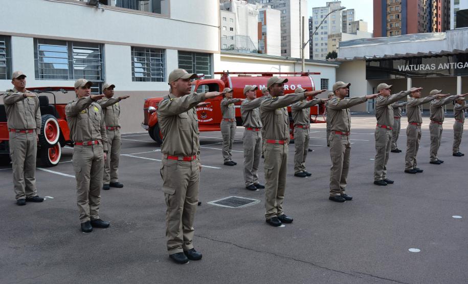 Formatura dos novos Soldados do Corpo de Bombeiros