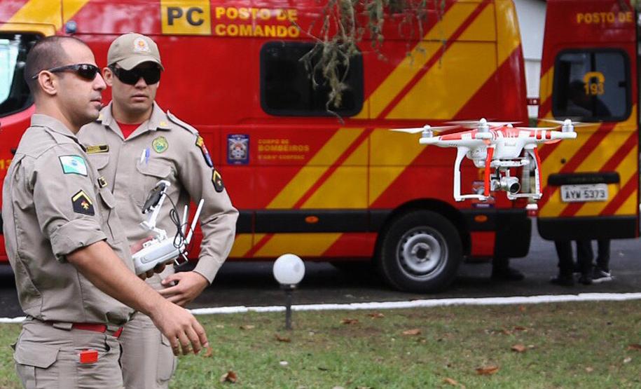 Defesa Civil passa a utilizar drones para monitoramento das áreas de risco.Curitiba, 16/05/2018.Foto: José Fernando Ogura/ANPr