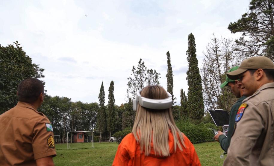 Defesa Civil passa a utilizar drones para monitoramento das áreas de risco.Curitiba, 16/05/2018.Foto: José Fernando Ogura/ANPr