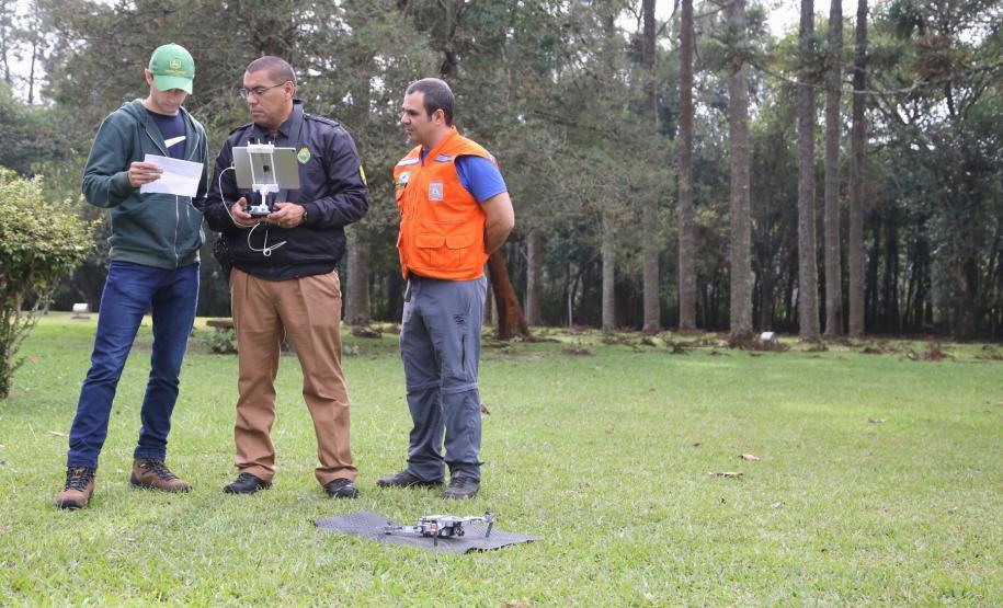 Defesa Civil passa a utilizar drones para monitoramento das áreas de risco.Curitiba, 16/05/2018.Foto: José Fernando Ogura/ANPr