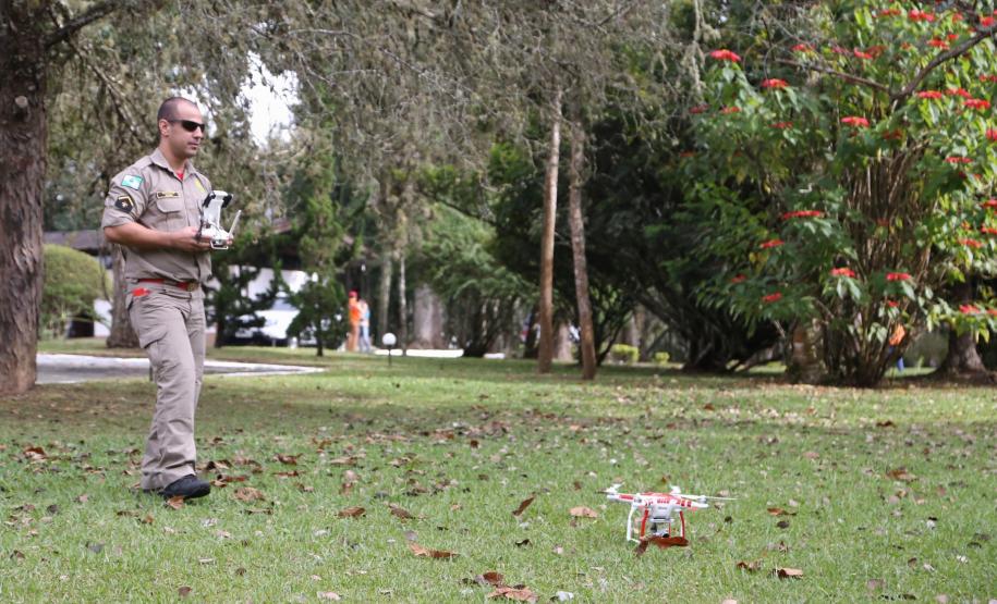 Defesa Civil passa a utilizar drones para monitoramento das áreas de risco.Curitiba, 16/05/2018.Foto: José Fernando Ogura/ANPr
