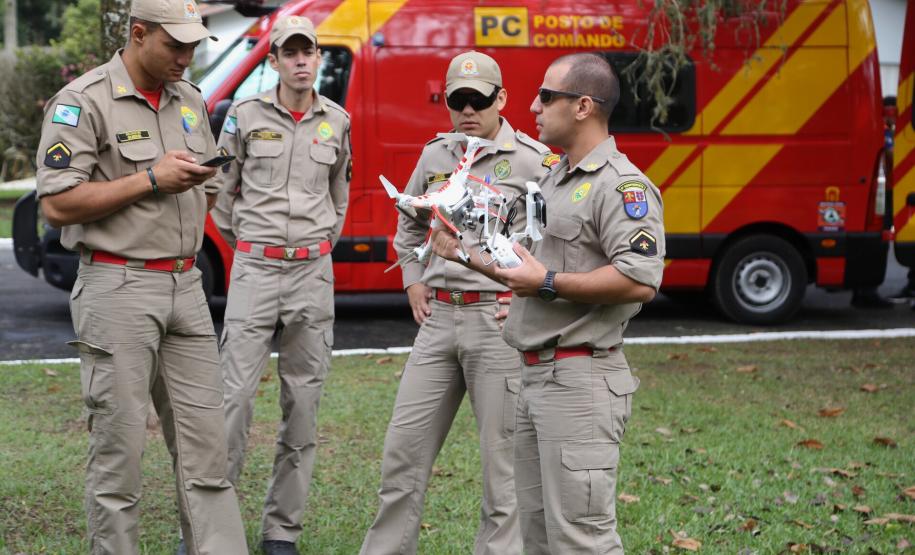 Defesa Civil passa a utilizar drones para monitoramento das áreas de risco.Curitiba, 16/05/2018.Foto: José Fernando Ogura/ANPr