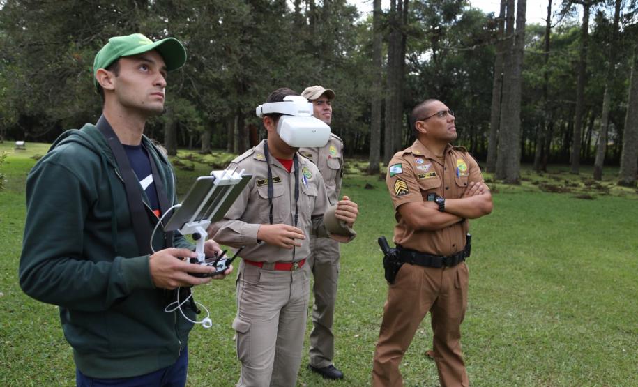 Defesa Civil passa a utilizar drones para monitoramento das áreas de risco.Curitiba, 16/05/2018.Foto: José Fernando Ogura/ANPr