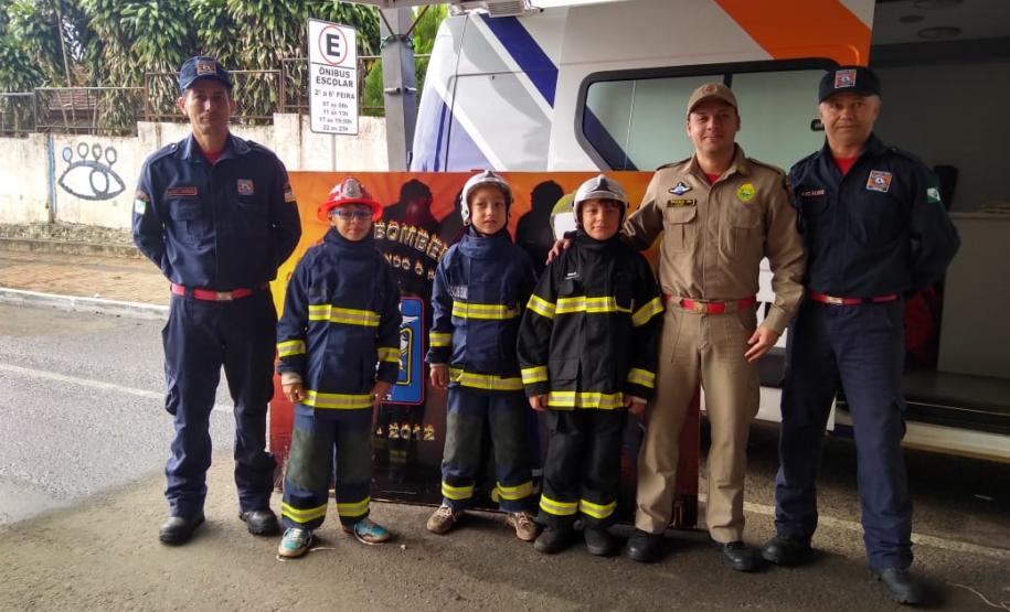 Paraná Cidadão em Ibaiti conta com a participação do Corpo de Bombeiros