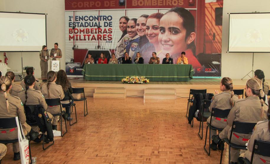 Curitiba, 28 de junho de 2018.  1º Encontro Estadual de Bombeiras Militares