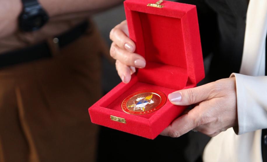 O município de Campina Grande do Sul, Região Metropolitana de Curitiba, conta agora com um grupamento do Corpo de Bombeiros. A governadora Cida Borghetti participou nesta quinta-feira (28) da solenidade oficial de inauguração do quartel. Campina Grande do Sul, 28/06/2018.Foto: José Fernando Ogura/ANPr