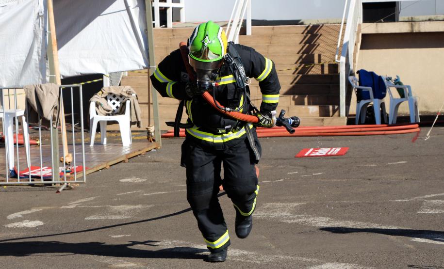 Foz do Iguaçu, 22 de novembro de 2018. Prova Bombeiros de Aço