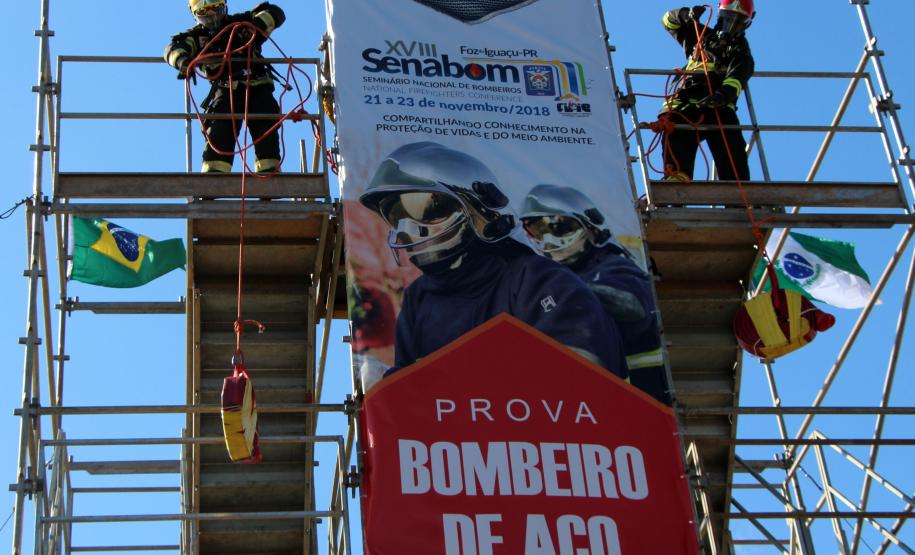 Foz do Iguaçu, 22 de novembro de 2018. Prova Bombeiros de Aço
