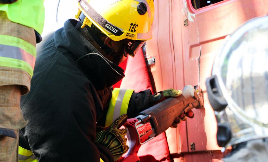 Foz do Iguaçu, 22 de novembro de 2018. Prova Bombeiros de Aço