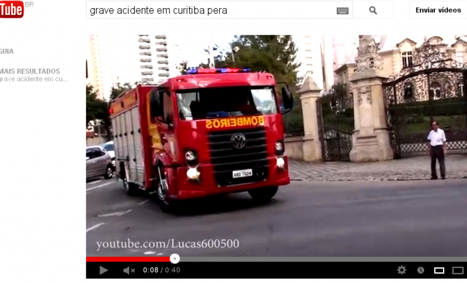 Acionando o Corpo de Bombeiros