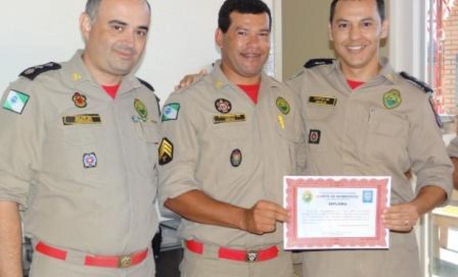 Homenagem ao bombeiro do mês de Outubro