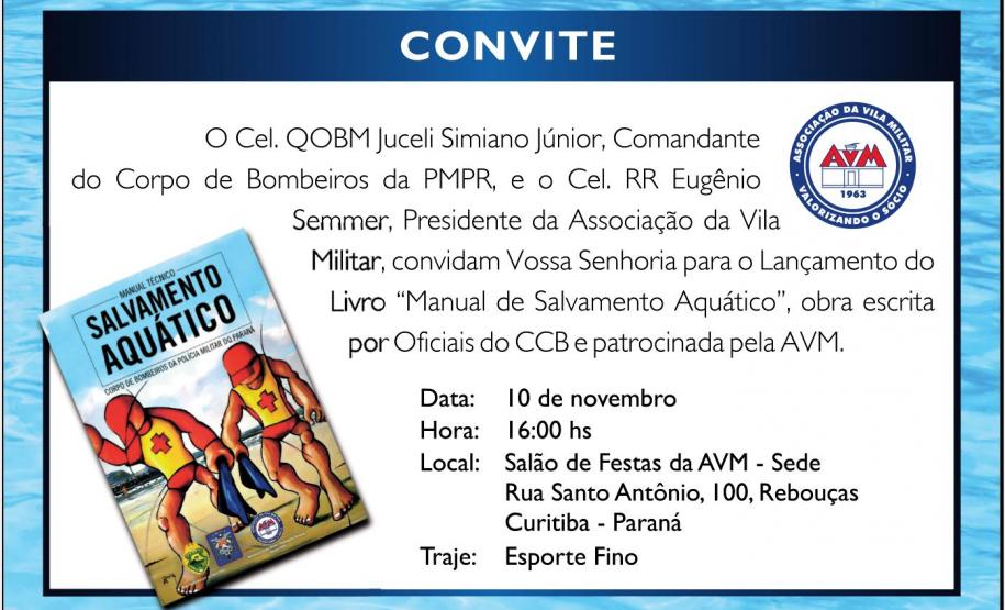 Lançamento do Manual Técnico de Salvamento Aquático