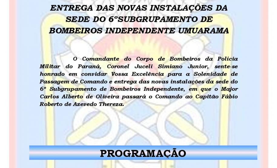 Passagem de Comando do Bombeiro de Umuarama