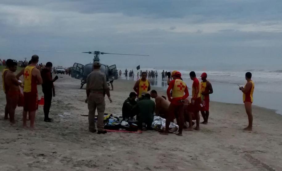 Afogamento no balneário Praia de Leste – Pontal do Paraná