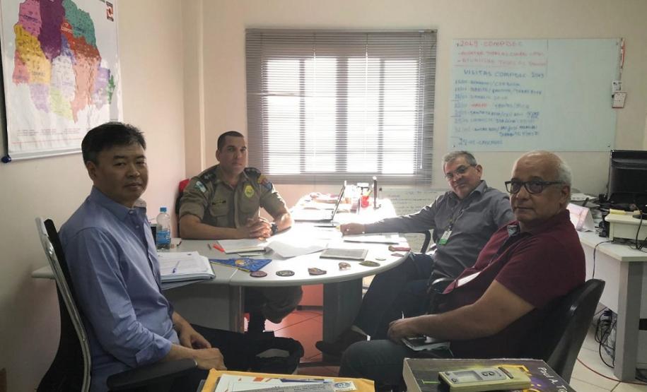 Bombeiros de Cascavel participam de reunião com o Conselho Municipal do Meio-Ambiente