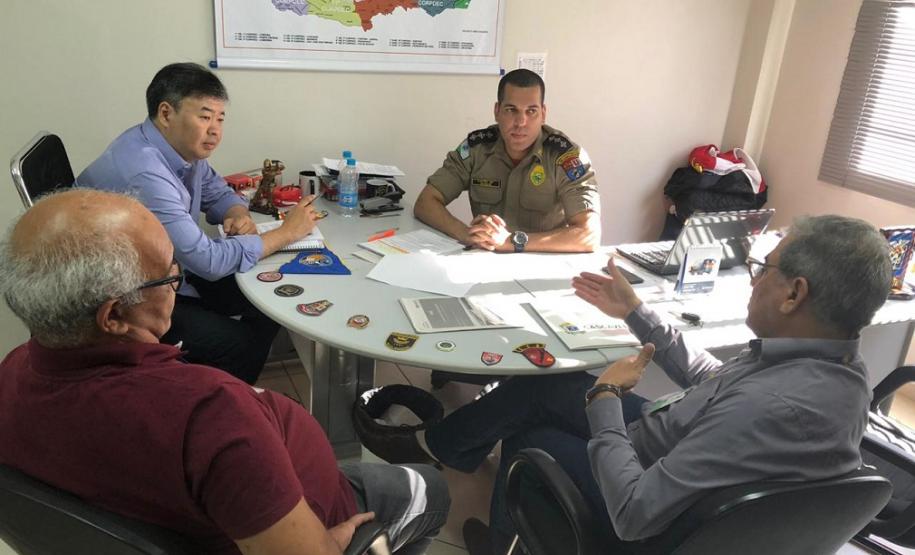 Bombeiros de Cascavel participam de reunião com o Conselho Municipal do Meio-Ambiente