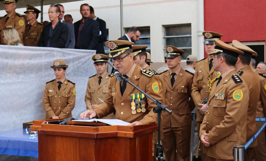 Coronel Prestes assume o comando do Corpo de Bombeiros do Paraná