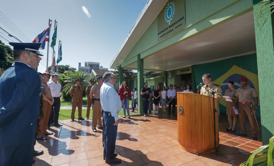 Palavras do Cap. QOBM Fischer.