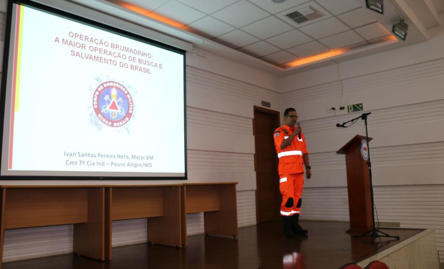 Debriefing da participação dos Bombeiros Militares do Paraná no evento de Brumadinho em Minas Gerais