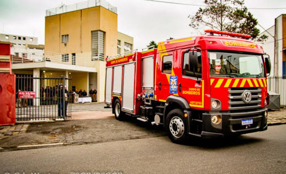 Saída do ABT 13755 para o primeiro teste de prontidão.