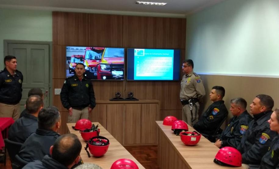 Abertura do Curso de Nivelamento de Salvamento Vertical