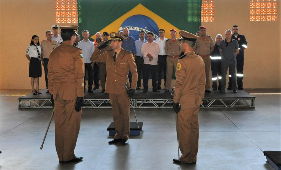 Entrega de comando do Corpo de Bombeiros de Arapongas