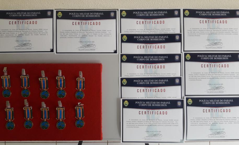 Entrega de Medalha de Mérito de “Operações em Incêndios Florestais” 2 CRBM