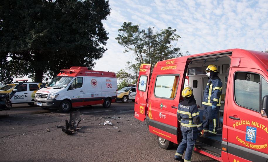 colisão posto 3 cavalos