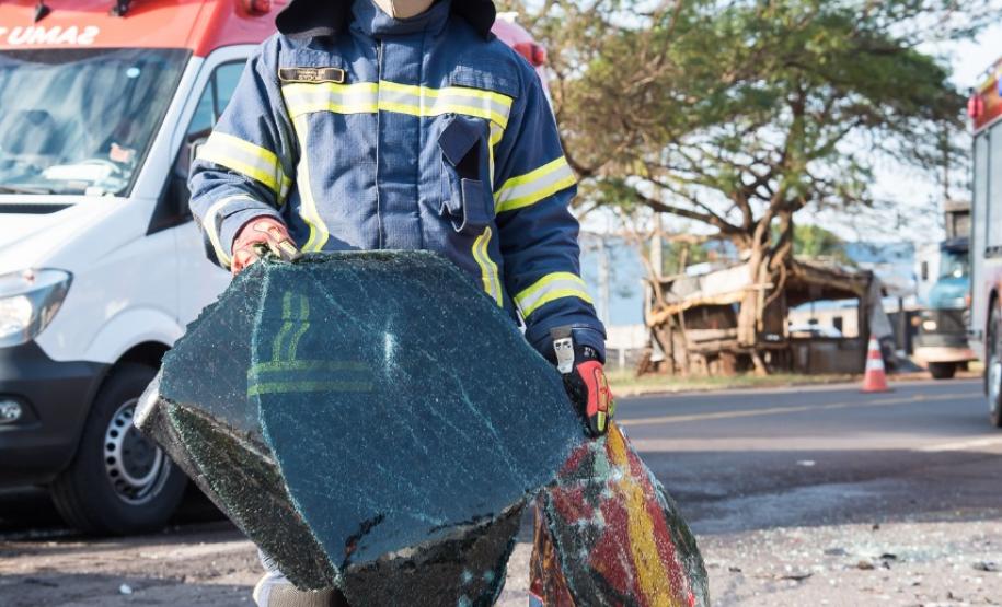 colisão posto 3 cavalos