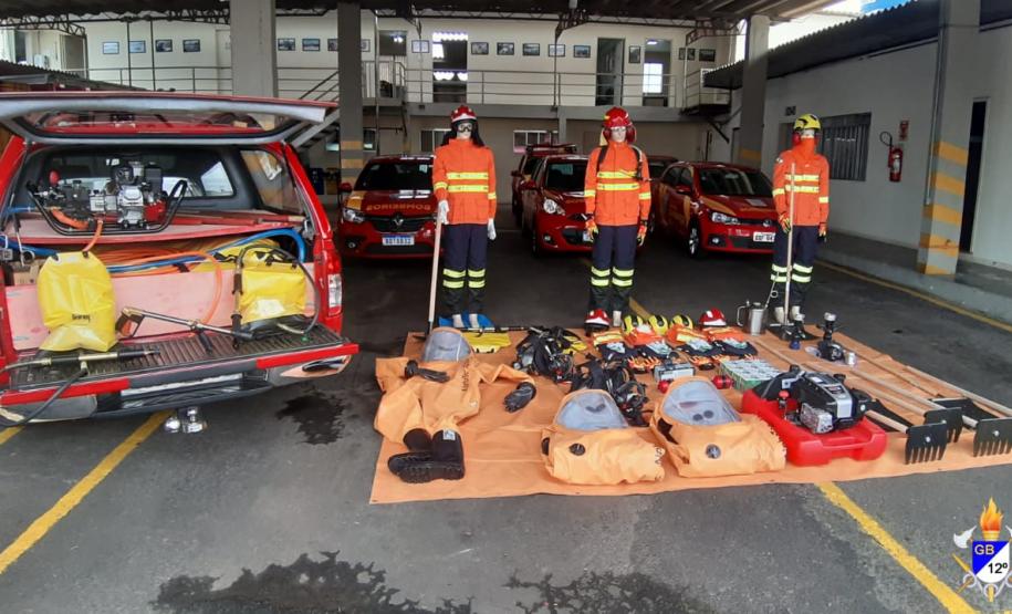 Inspeção do 3º Comando Regional de Bombeiros