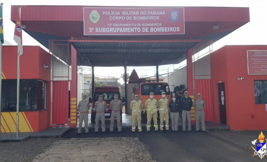 Inspeção do 3º Comando Regional de Bombeiros