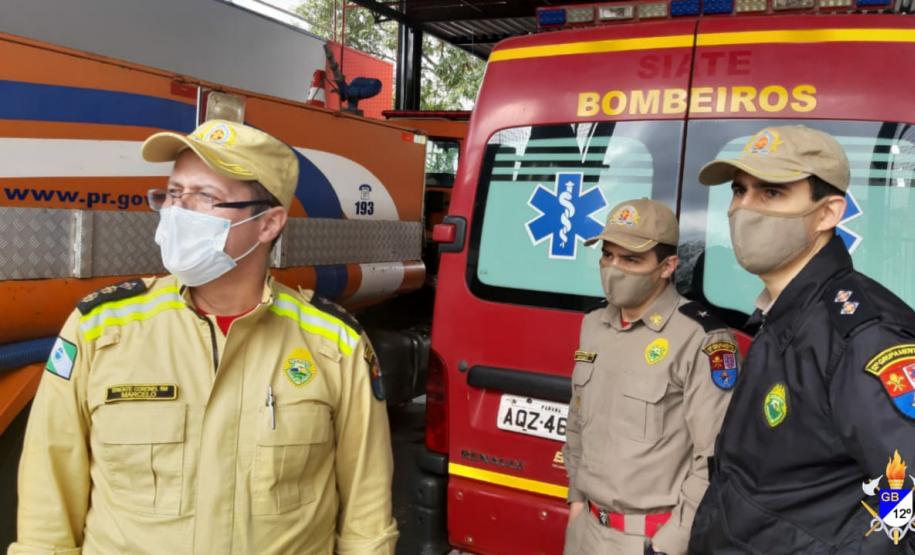 Inspeção do 3º Comando Regional de Bombeiros
