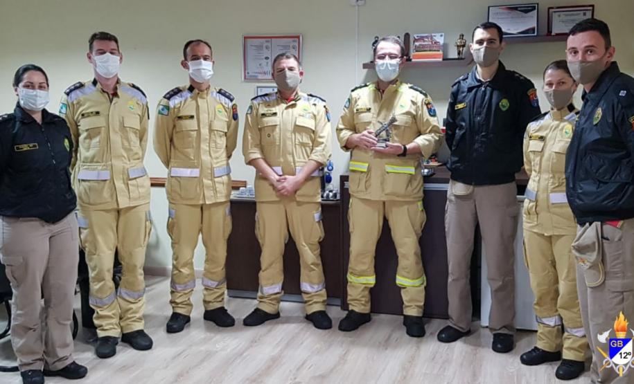 Inspeção do 3º Comando Regional de Bombeiros