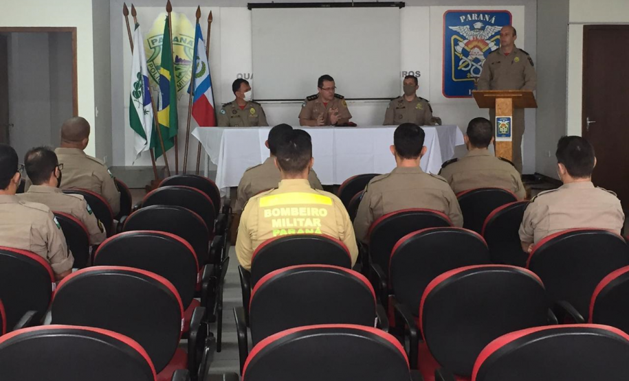 Mesa Diretiva aula inaugural do CFC Militar