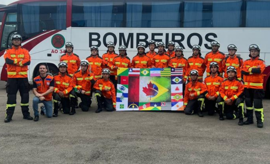 Bombeiro paranaense embarca para missão humanitária de combate a incêndios no Canadá