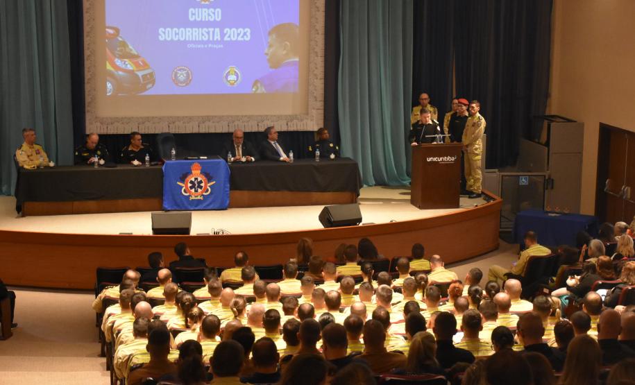 Formatura do Curso de Socorrista 2023 - categoria oficiais e praças