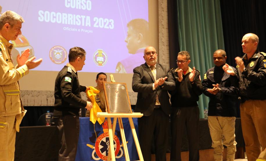 Formatura do Curso de Socorrista 2023 - categoria oficiais e praças