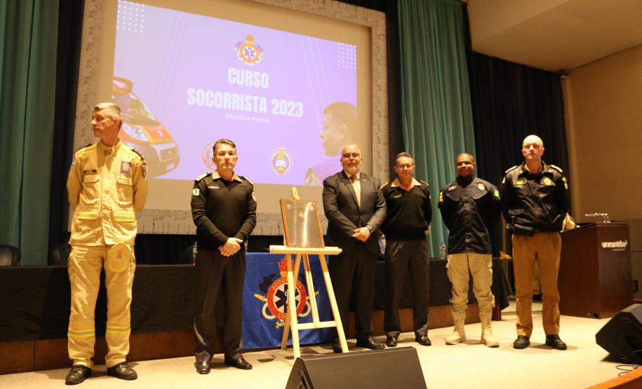 Formatura do Curso de Socorrista 2023 - categoria oficiais e praças