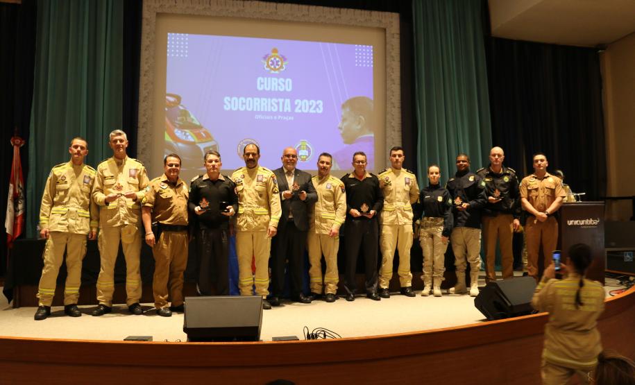 Formatura do Curso de Socorrista 2023 - categoria oficiais e praças