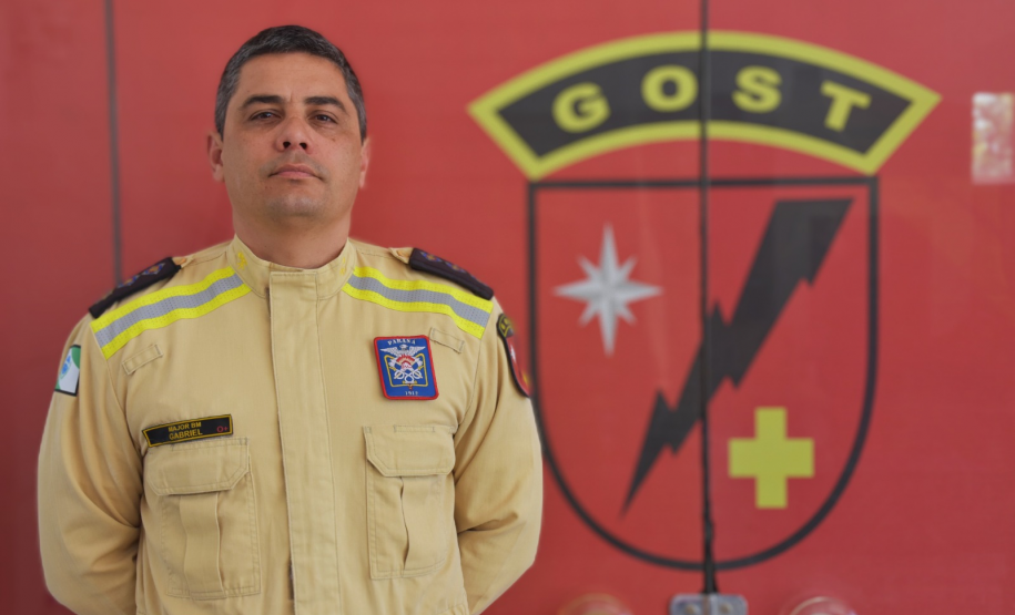 Major Gabriel, comandante do GOST.