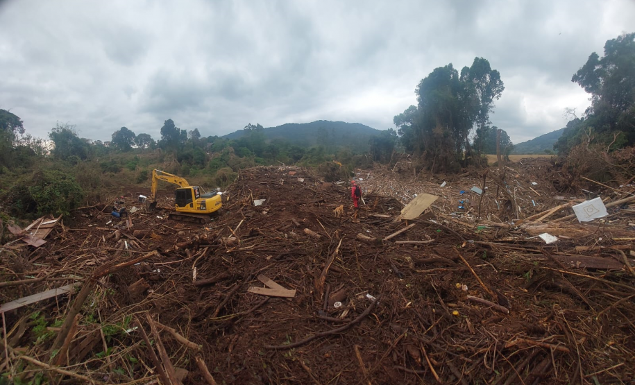 Trabalho de busca no Vale do Taquari.