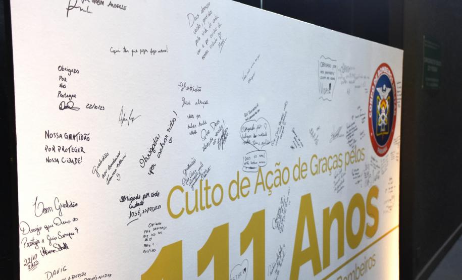 Cerimônias religiosas celebraram os 111 anos do CBMPR em 2023.