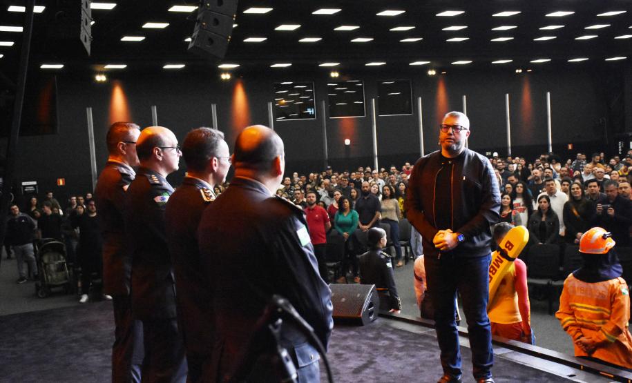 Cerimônias religiosas celebraram os 111 anos do CBMPR em 2023.