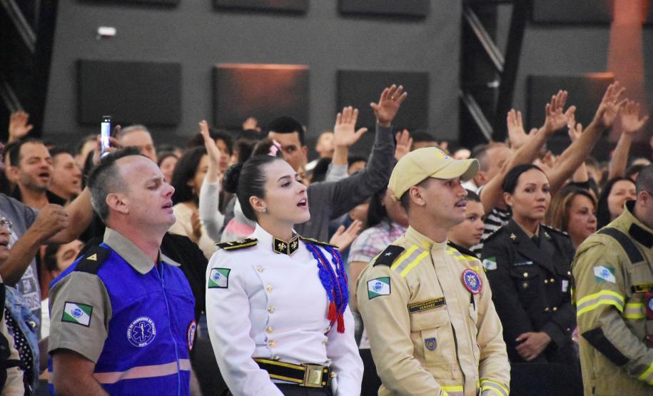 Cerimônias religiosas celebraram os 111 anos do CBMPR em 2023.