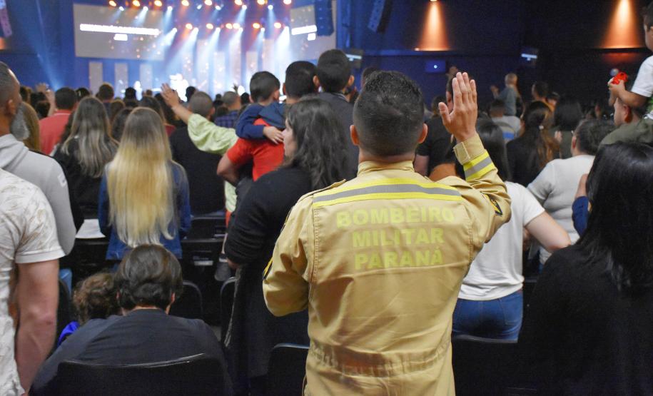 Cerimônias religiosas celebraram os 111 anos do CBMPR em 2023.