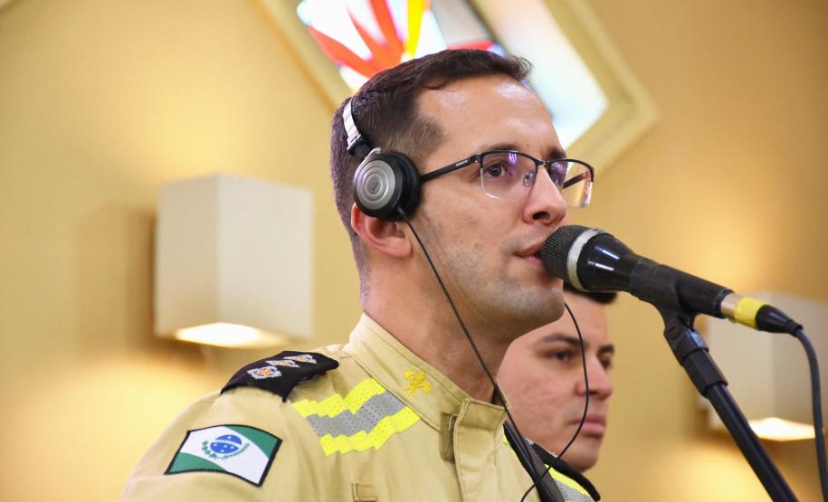 Cerimônias religiosas celebraram os 111 anos do CBMPR em 2023.