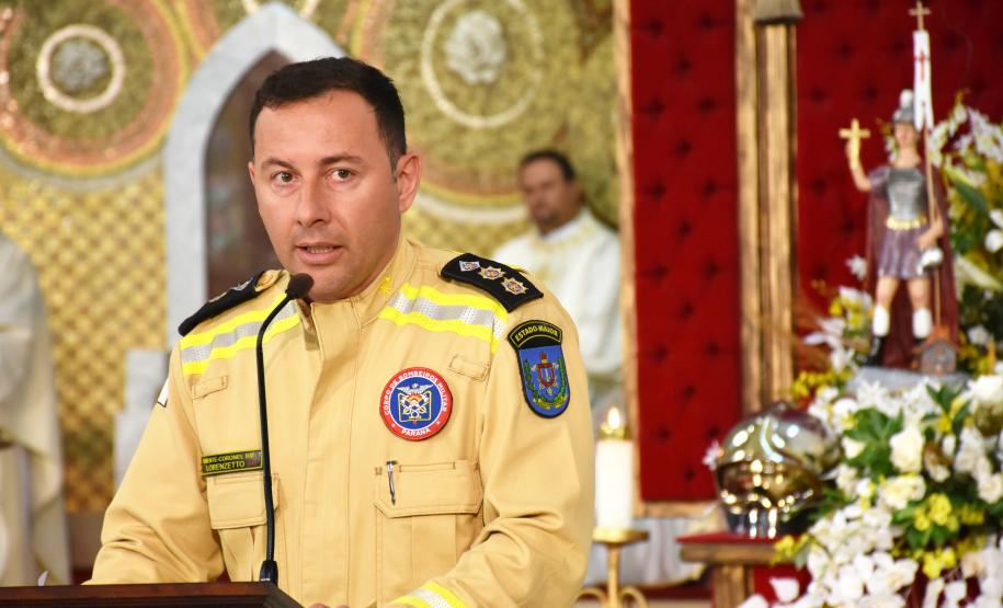 Cerimônias religiosas celebraram os 111 anos do CBMPR em 2023.